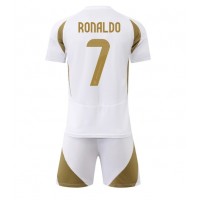 Maglia Calcio Al-Nassr Cristiano Ronaldo #7 Terza Divisa Bambino 2024-25 Manica Corta (+ pantaloncini)